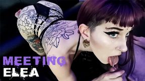 Tattooed girl Elea Samsa giving head like a pro