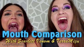 Mouth Comparison - Scarlett Venom and TerraMizu - HD 720 MP4