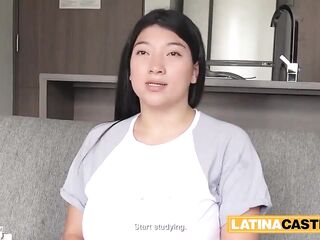 GIANT TITS Latin playgirl Wench Face Fucked ROUGH By Big Ramrod American Producer