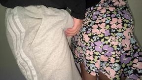 she accidentally touches a stranger s big dick and they have sex right there.