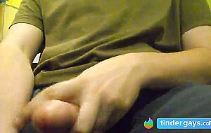 Massaging Big Cock with Oil until Intense Orgasm