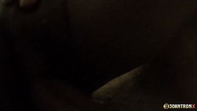 JohnTronX - Hot shower blowjob and standing sex with a perfect slim Asian babe