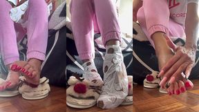mes chaussettes sephora hydratante :) un tuto mins tu vas kiffer voir ...