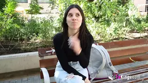 Mia Gallardo's first butt sex: Great doggy style audition