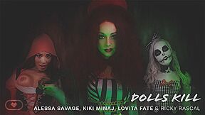 Alessa Savage, Lovita Fate And Kiki Minaj In Dolls Kill