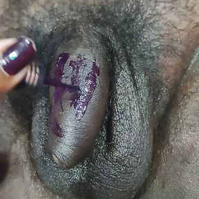 Indian hot bhabhi ji paint to her father in law dick in romantic mood