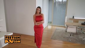 Hot MILF Babe Karina King Brings Your Cock to Climax with a Footjob and Fuck