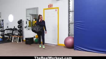 Richelle Ryan's Busty Boxing Match - Spandex Sizzles