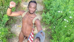 Kenniejai Walks Around Naked Outside and Gets Caught