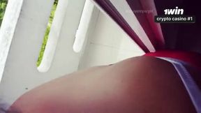 Seductive Wife in Stockings Teases Her Boyfriend with Intense Passion