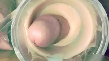 My Cock Cumming to My Asian Wife&rsquo_s Saggy Natural Tits - A Cum POV Compilation by Fleshlightman1000 and AsianSexyWife