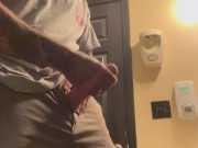 Quick Jerk & Cum In Bathroom At Work Cum With Me Bro