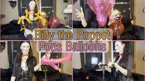 Billy the Puppet Pops Balloons