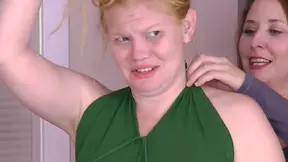 Bearded guy wins strip high card game - loses bet to Julie and Belle