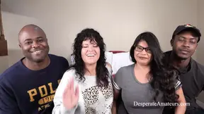 Desperate Amateurs: Latina MILF gets her pussy stretched and fucked hard