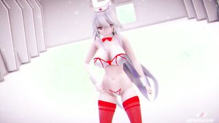 【MMD R-barely legal SEX DANCE】 BABE LONG BOOTY SWEET INSANE FUCKING ROUGH SEX ハードセックス [MMD]