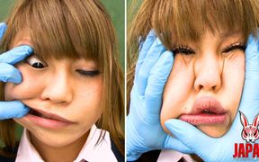 Submissive Face Play with Kaede Futaba, Classroom Distortions