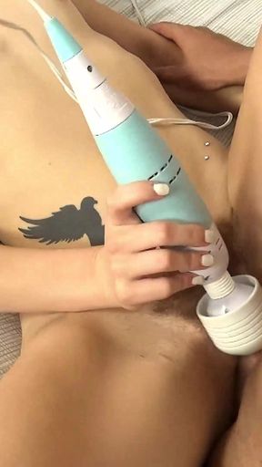 Squirt God Licks up Cunt Juice of Hairy Pussy Hottie Sadie Blair - Squirt God 4K
