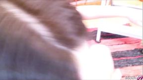 Pawg Girl First Time POV Porn Sex with old Agent for Cash