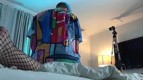 Artist Fucks Hot Trans Woman in Chastity