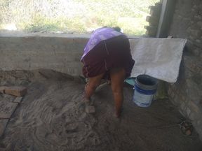 New House Cleaning Aunty Nice Pussy