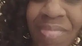 Beautiful black vixen pees and farts under her mistress's command