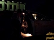 Naked walks in the city at night. Full version. In pantyhose and without. Many witnesses.