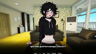 Watch my femboy roommate get a hardcore anal creampie while getting her ass drilled by a big cock in HD!