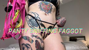 Panty Sniffing Faggot