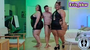 bbw girls maequira and eris_bbw1 teasing alfxnow fashion show