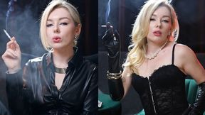 Charlotte sensual smoking lady
