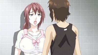 Horny dude seduces and pounds huge tits milfs in a cartoon hentai gangbang