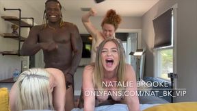 Swinging neighbors Natalie Brooke x Camryn Brooke x Louie Smalls x Tiffany Banister