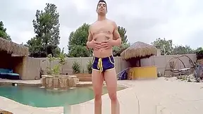 Fucking A Hunk Near A Pool Pov