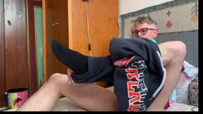 Footshow-foot Licking-wank-cum on Foot