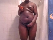 playing in the shower :)