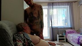 Old Stepdad Obsessed With Stepson's Dick&#x1F346; and Devours His Load