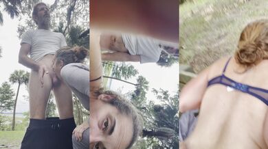 Owned Slut Chokes Deep Public Outdoor Fuck SC Gush Destruction