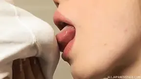 Sensual Smoke-Filled Office Where Glasses-Wearing Japanese Girl Pleasures Boss