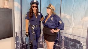 Officers LEA & INDICA humiliate your small penis HIDEF MOV