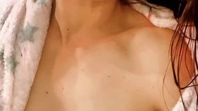 Petite Housewife Makeup Routine â€“ Small Perky Tits Out, Ends with Smoke