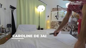behind the scenes of crazy memories with curvaceous caroline de jaie