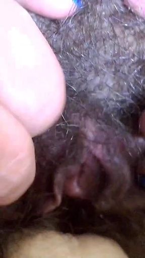 Anal with Big Dildo Close-up