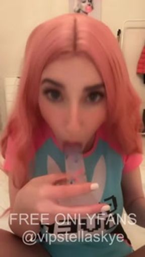 Stella Skye Sloppy Blowjob Begging For Your Cum