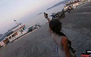 Amateur sex in the middle of nowhere somewhere in Asia