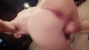 Intense sissy ass penetration with tiffany ciskiss and xxxl seahorse dildo