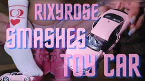 RixyRose Smashes Toy Car