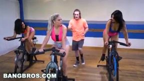 Brick Danger's Personal Training Session Turns Steamy with Lingerie and Big Cock Action