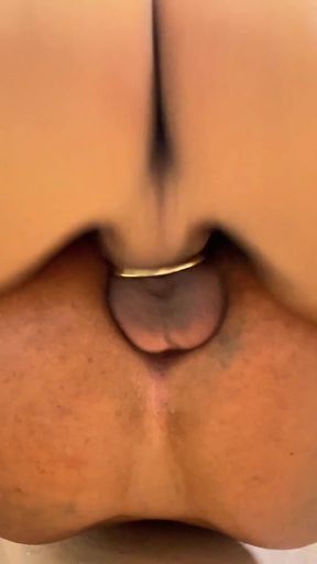 Beautiful Jasmine Gets Anal From the Big Dick Blue Midget Genie