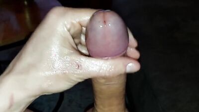 POV video of horny gay dude stroking his big sick